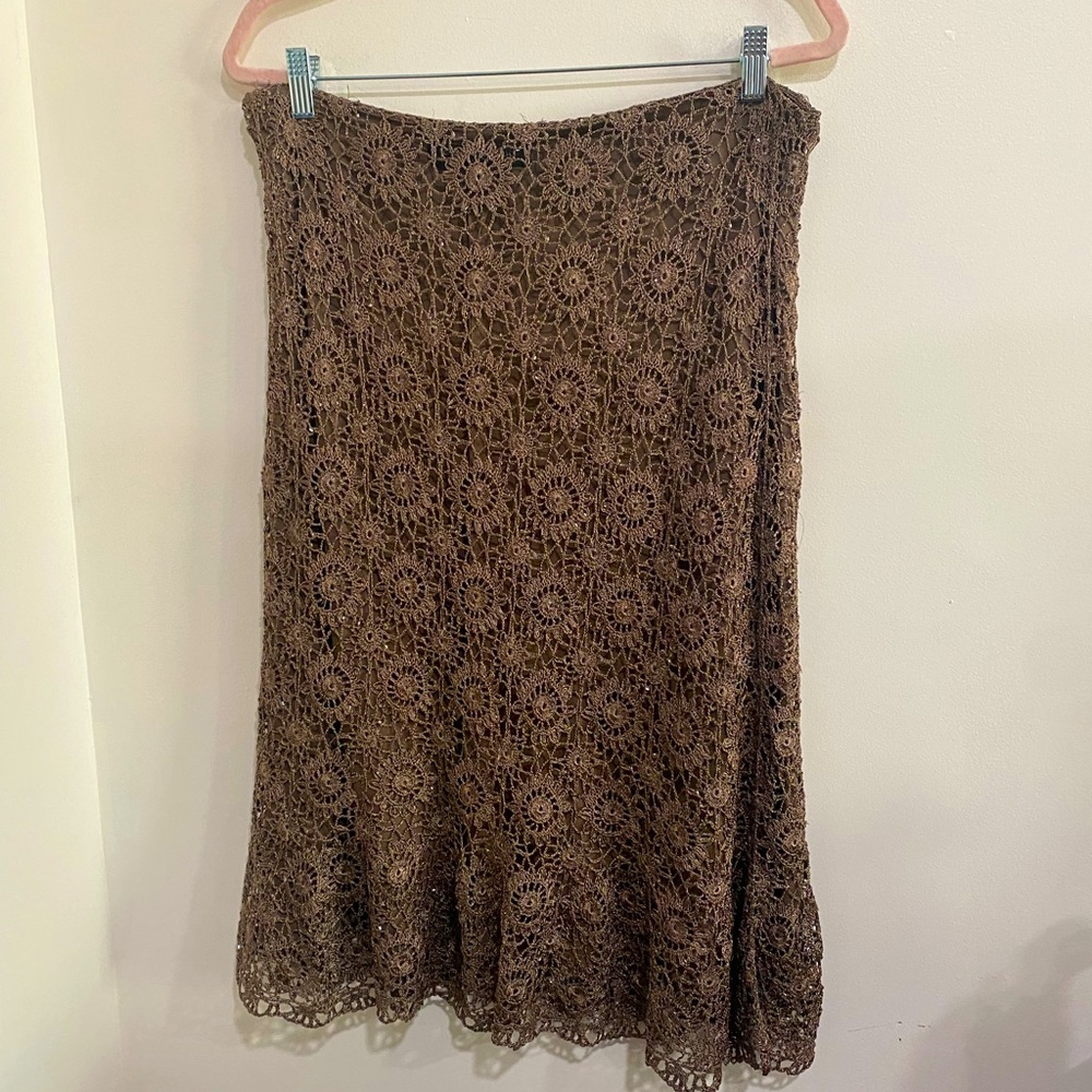 Vintage lace beaded mermaid skirt